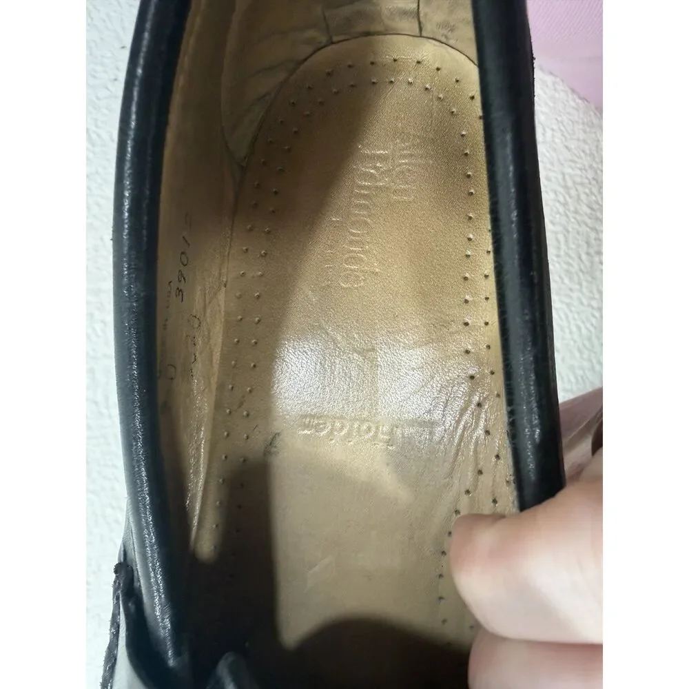 Allen Edmonds Black Leather Penny Loafer Dress Shoes Men's 9D Made USA